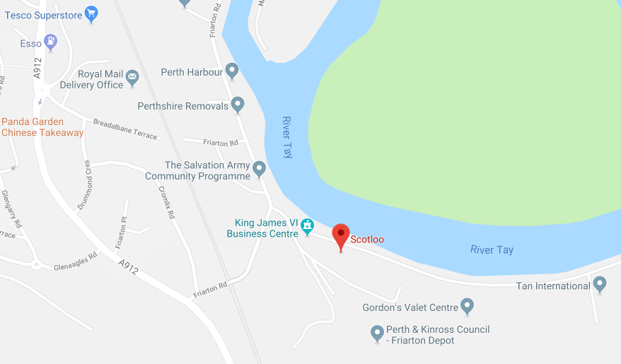 Google Map screenshot of Scotloo location